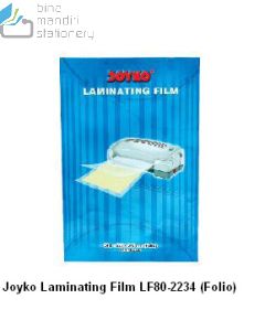 Jual Joyko Laminating Film LF80-2234 (Folio) termurah harga grosir Jakarta