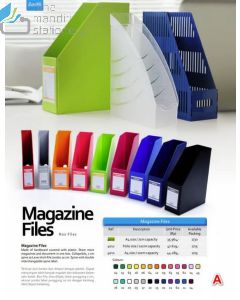 Gambar Boxfile kotak berkas Bantex 4011-26 Magazine File F4 10 cm Lemon merek Bantex