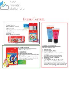 Gambar Tinta cat lukis akrilik Faber-Castell Acrylic Colour 30ml Flesh Tin (183006) merek Faber Castell