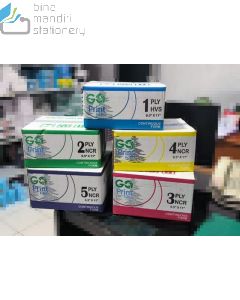 Gambar Go Print Continuous Form 9.5" x 11"/2 NCR 3 Ply Warna Kertas Komputer merek Go Print