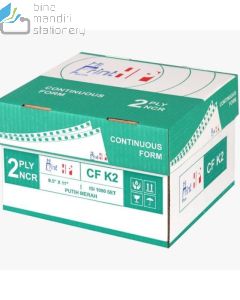 Jual Kertas Komputer Hi Print Continuous Form 9.5" x 11"/2 NCR 2 Ply Warna termurah harga grosir Jakarta