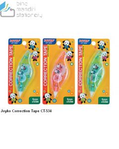 Jual Pita Koreksi Tipex Roll Penghapus Tulisan Joyko Correction Tape CT-534 terlengkap di toko alat tulis