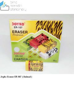 Contoh Penghapus Pensil Joyko Eraser ER-107 (Animal) merek Joyko