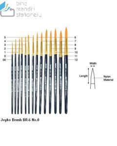 Contoh Joyko Brush BR-6 No.4 Kuas Lukis Cat Air Cat Minyak Akrilik merek Joyko