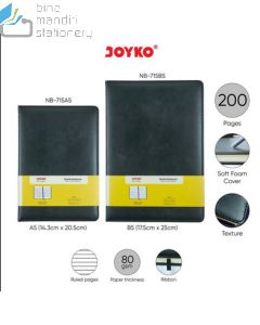 Gambar Joyko Notebook NB-715A5 Buku Tulis Catatan Diary Agenda Bergaris Spiral Hard Cover  merek Joyko